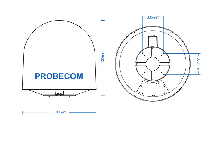 probecom 80cm maritime antenna design