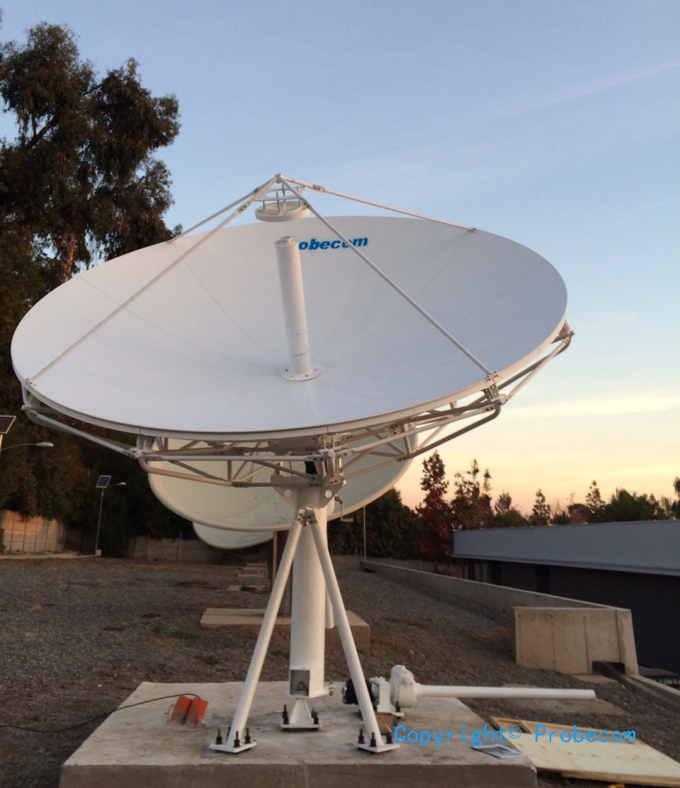 3.7m DBS band antenna system in Spain