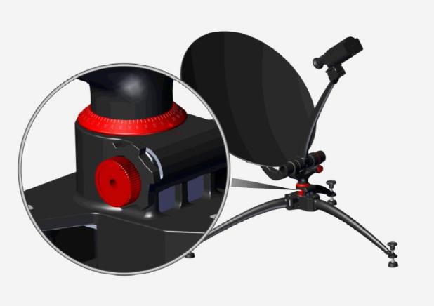 75cm foldable antenna