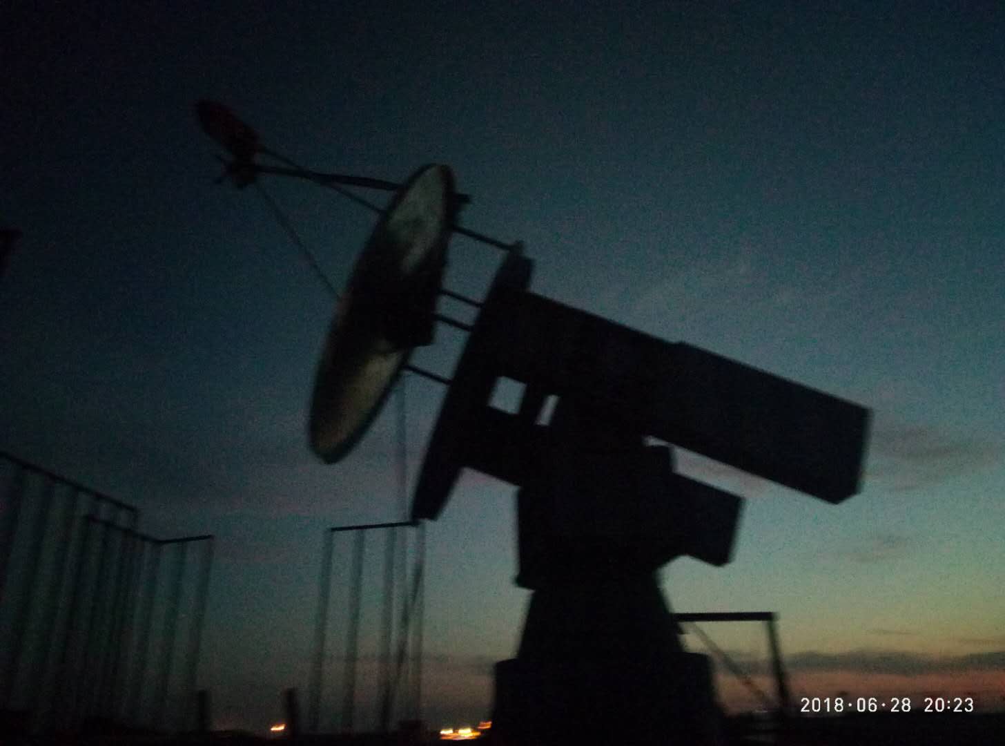 2.4m Ka band VSAT testing