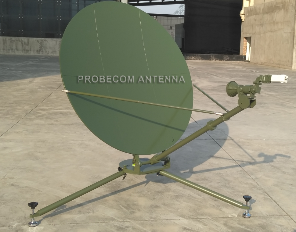 Probecom 0.75M Ka band flyaway antenna Probecom 0.75M Ka band flyaway antenna